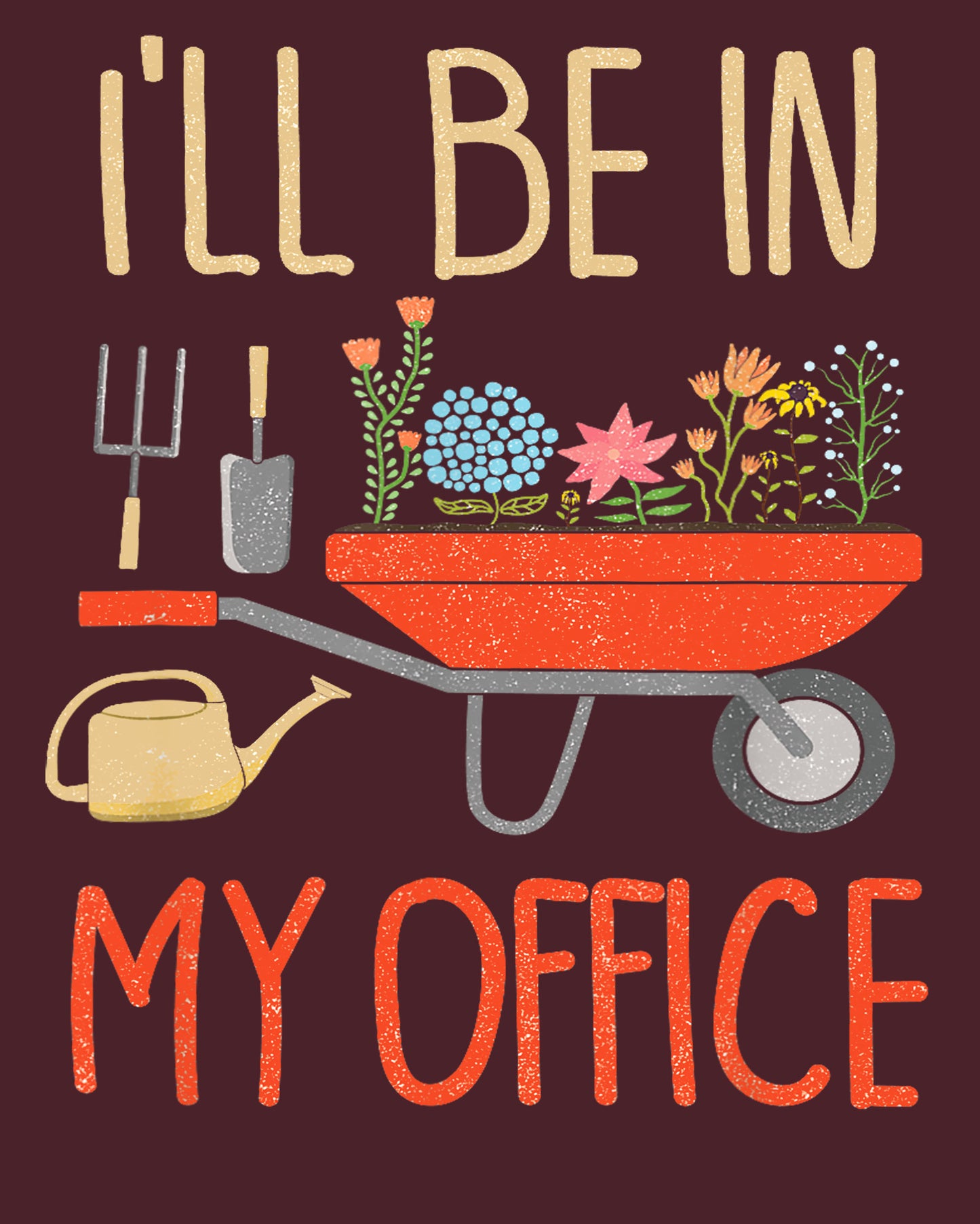 I'll Be In My Office Garden Hoodie