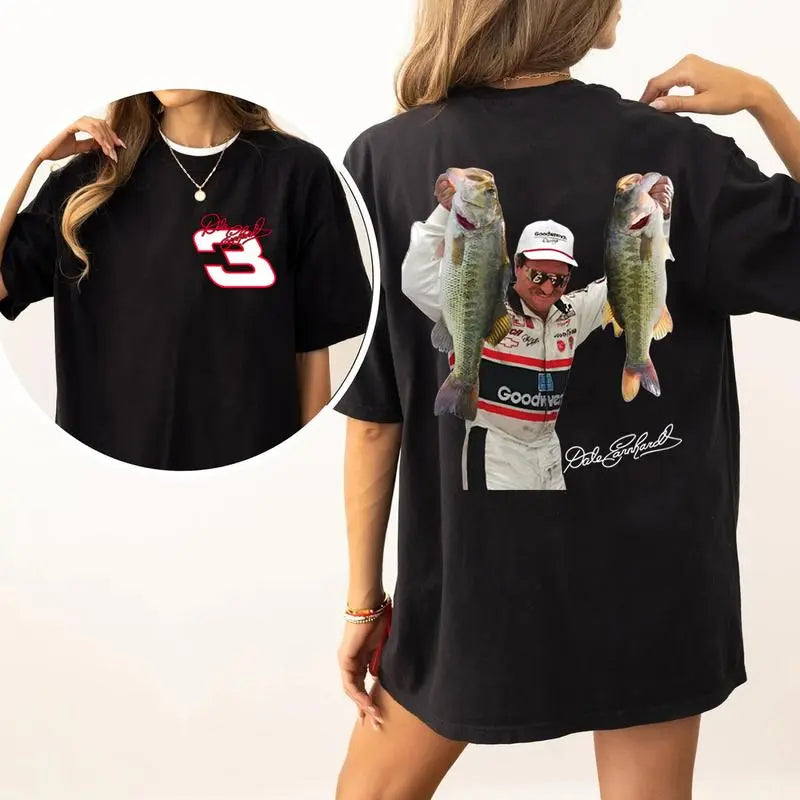 Dale Earnhardt Bass Fishing 2 Sided