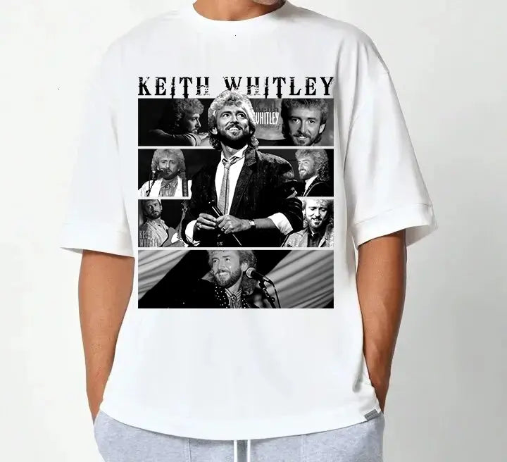 Keith Whitley Country Music Retro Graphic