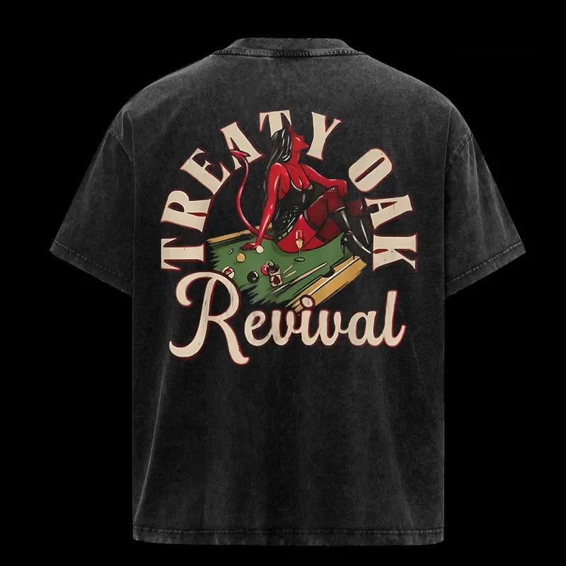 ReTro Treaty Oak Revival Bad Rock Band 2 Sided