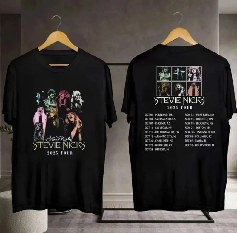 Stevie Nicks Live Concert Music Tour Dates 2025 Double Sided