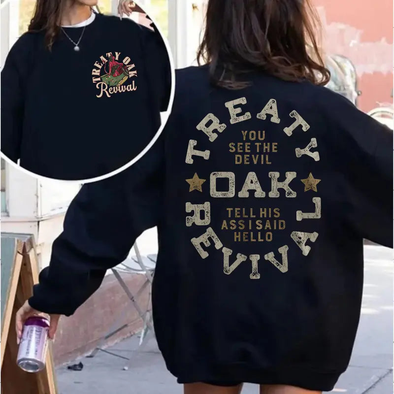 Treatyy Oak Rrevival 2 Sides