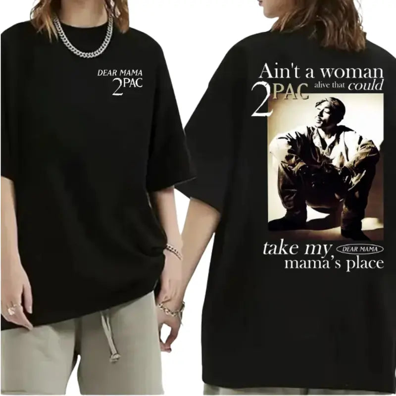 Vintage Tupac Only Dear Mama Lyrics 2 sides
