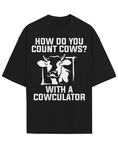 Cowculator Play on Words T-Shirt