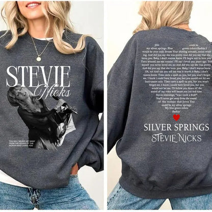 Silver Springs and Vintage Image 2 Sides T-Shirt