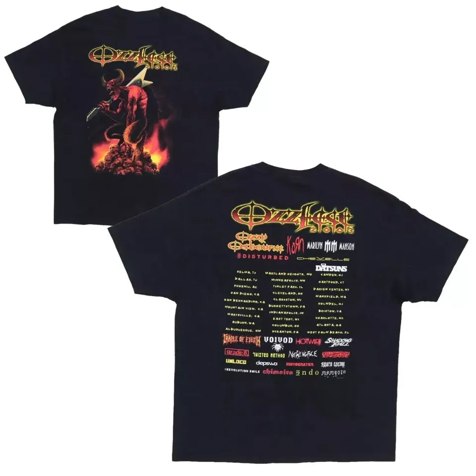 2003 Ozzy Osbourne Ozzfest Tour 2 sided