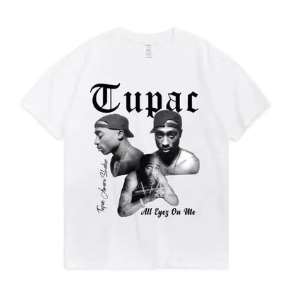 90s Black White Three Portrait Gothic Font Tupac