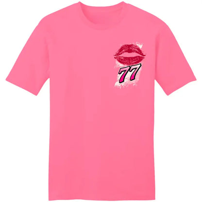 Carson Hocevar 77  White Pink Racing Car 2 Sided