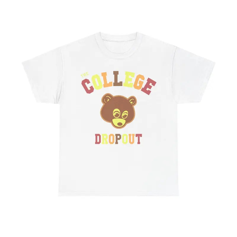 College Dropout Inspired Graphic Tee Menswear Retro