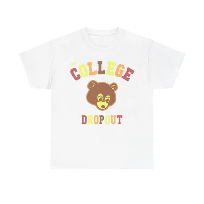 College Dropout Inspired Graphic Tee Menswear Retro