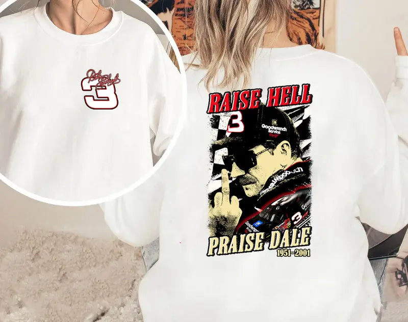 D4le Earn4ardt Raise Hell Praise Retro 90s