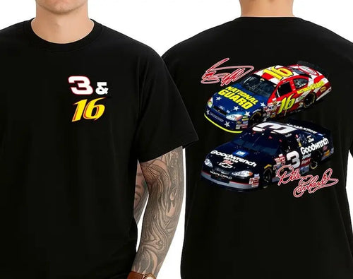 Dale Earnhardt and Greg Biff Vintage 2-Sided