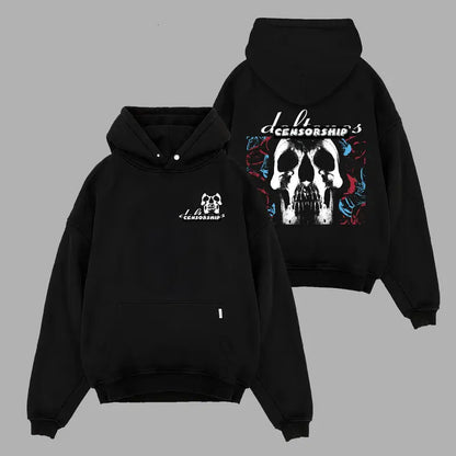 Deftones Skull Black Band Concert 2 Sided