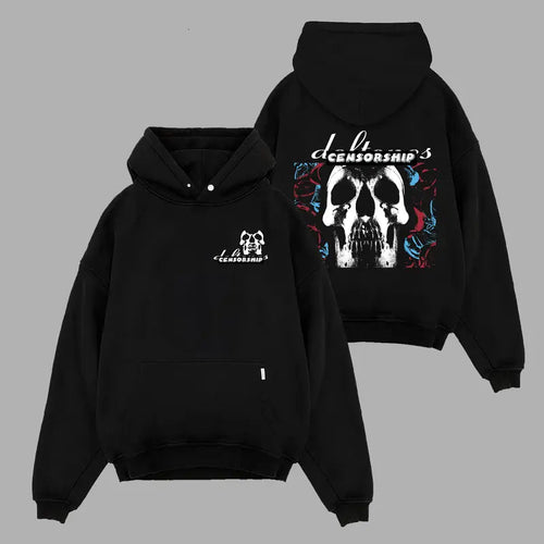 Deftones Skull Black Band Concert 2 Sided