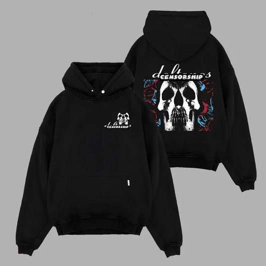 Deftones Skull Black Band Concert 2 Sided