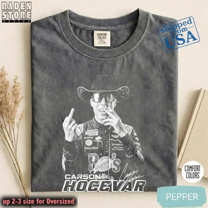 Funny Carson Hocevar Cowboy Graphic