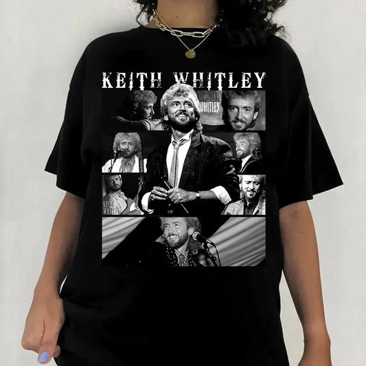 Keith Whitley Country Music Retro Graphic