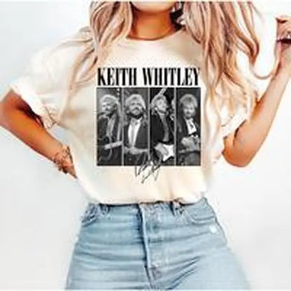 Keith Whitley Country Music Tee Retro Graphic