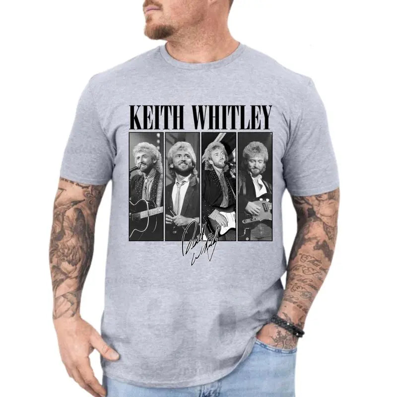 Keith Whitley Country Music Tee Retro Graphic