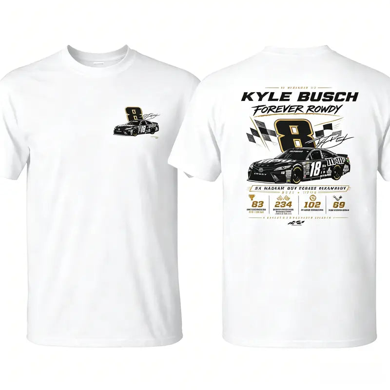 Kyle Busch 1985-2026 Forever Rowdy Racing 2 Sided