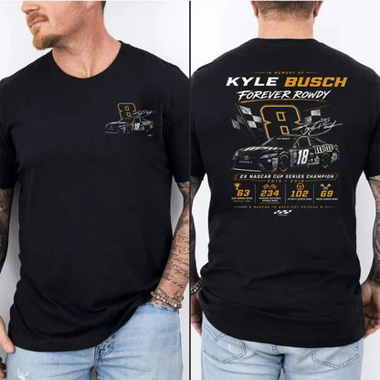 Kyle Busch 1985-2026 Forever Rowdy Racing 2 Sided