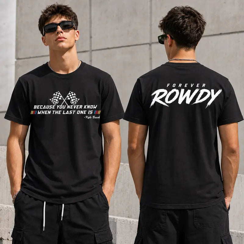 Kyle Busch Memorial Forever Rowdy Legend Tribute 2 Sides