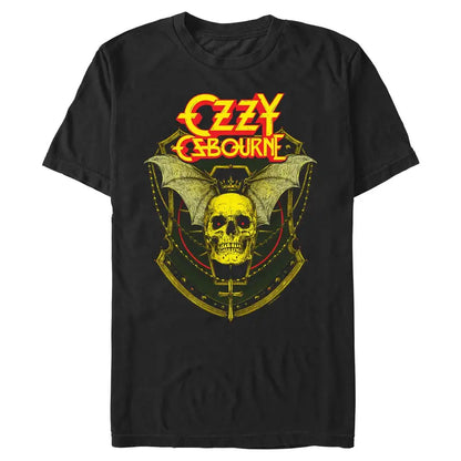 Ozzy Osbourne Men's Skull & Shield Logo
