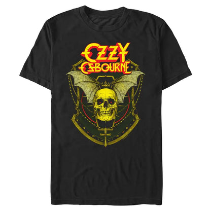 Ozzy Osbourne Men's Skull & Shield Logo