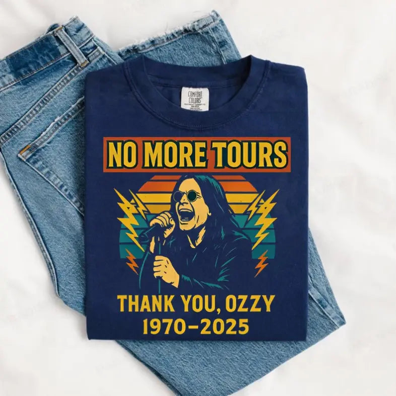 Ozzy Osbourne No More Tours Vintage