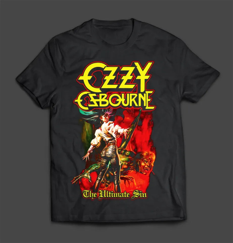 Ozzy Osbourne – The Ultimate Sin Double Sided Metal