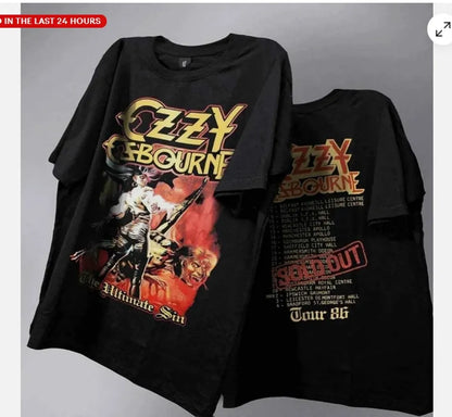 Ozzy Osbourne – The Ultimate Sin Double Sided Metal