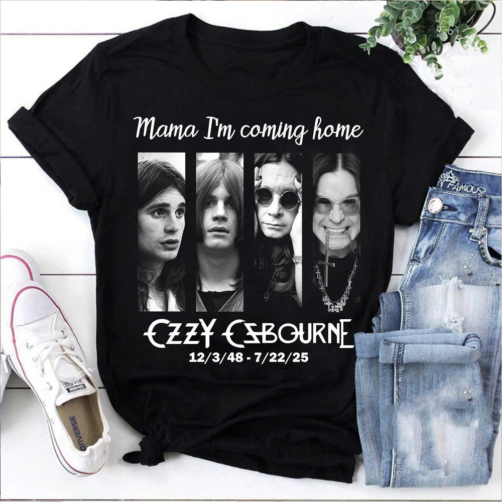 Retro Ozzy Osbourne Mama I'm Coming Home Rock and Roll