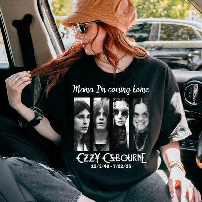 Retro Ozzy Osbourne Mama I'm Coming Home Rock and Roll