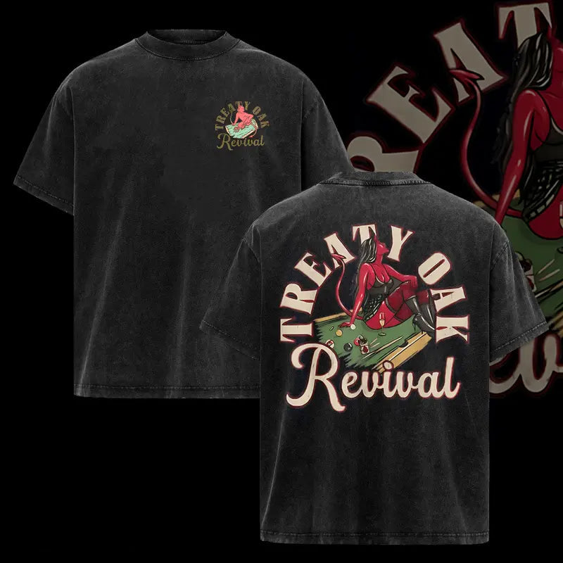 ReTro Treaty Oak Revival Bad Rock Band 2 Sided