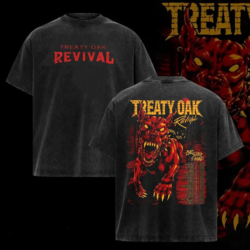 ReTro Treaty Oak Revival Bad State Of Mind Tour Pt 2 2025 2 Sided