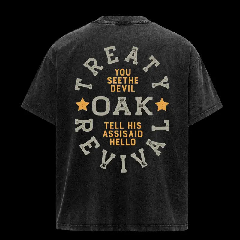 ReTro Treaty Oak Revival Merch Hello 2 Sided