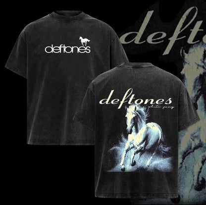 Retro Band Deftones WHITE PONY 2 Sided