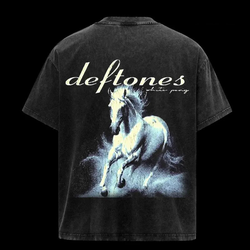 Retro Band Deftones WHITE PONY 2 Sided