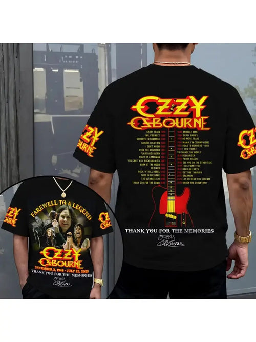 Rock Band Adams Rock Ozzy Osbourne 2 Sided