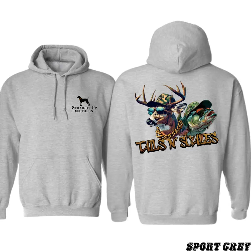 Straight Up Southern - Bold and Fun Design Featuring Tails 'N' Scales Graphics