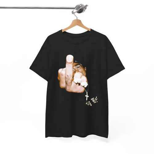 Tupac Middle Finger Graphic