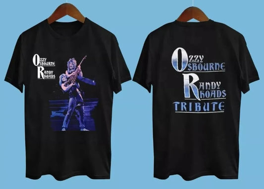 Vintage 1987 Ozzy Osbourne Randy Rhoads Tribute 2 Sided