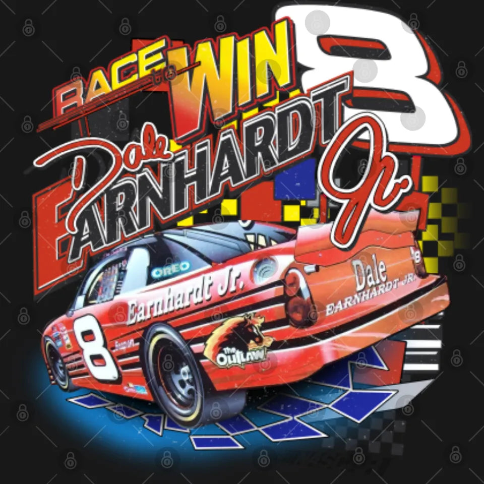 Vintage Dale Earnhardt Jr. Born To Race Racing 2 sides