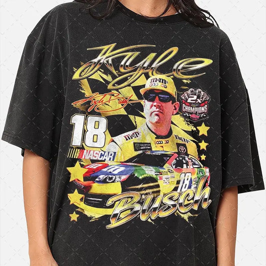 Vintage 90s Kyle Busch 18 Racing