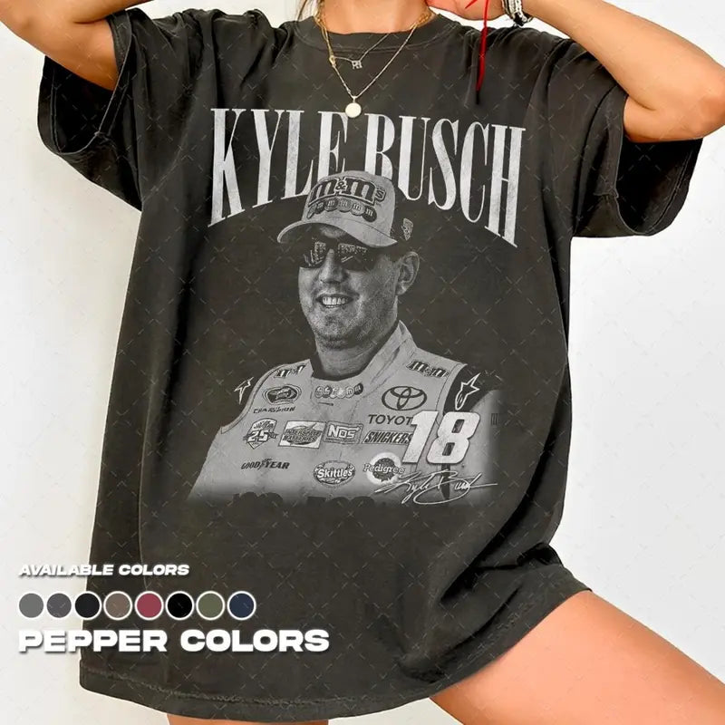 Vintage 90s Kyle Busch Racing Graphic