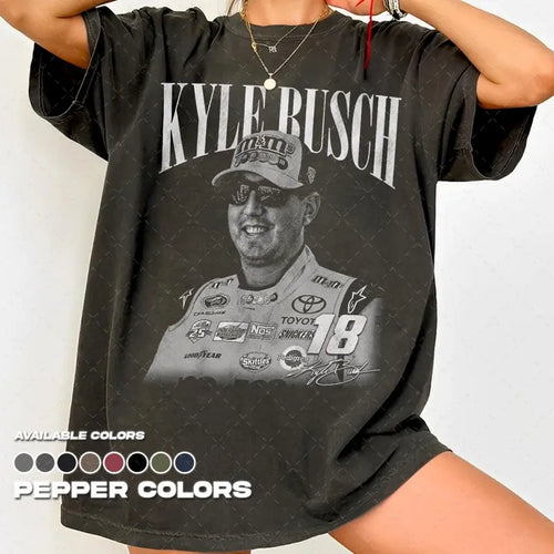 Vintage 90s Kyle Busch Racing Graphic