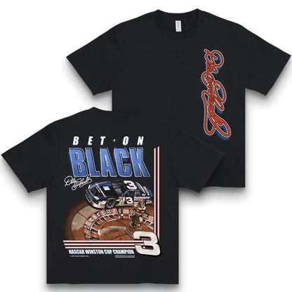 Vintage Dale Earnhardt Bet On Black 1993 2 sides