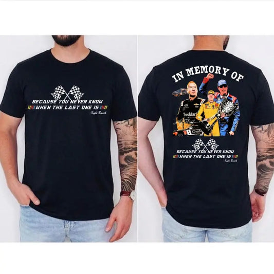 Vintage RIP Kyle Busch Tribute 2 Sided