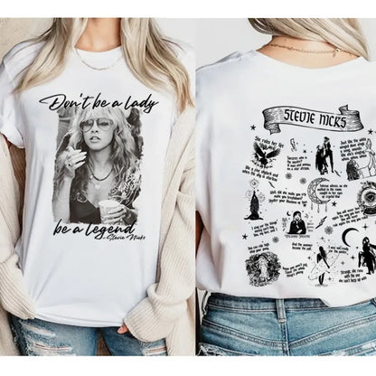 Vintage Stevie Nicks Rock Legend - Stevie Nicks Iconic Songs 2 Sides