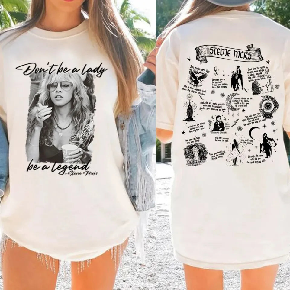 Vintage Stevie Nicks Rock Legend - Stevie Nicks Iconic Songs 2 Sides